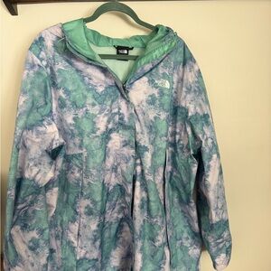 The North Face Women's Blue and Green Ski Jacket